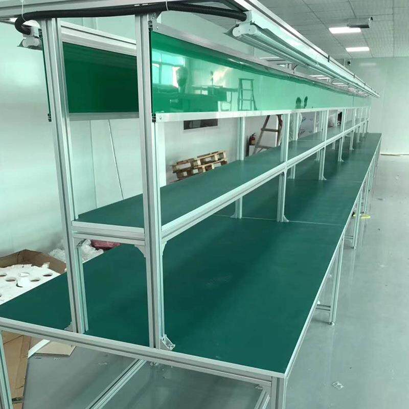 防静电工材作台带灯检验配桌LZF子手机维修装台车作间铝型电商操