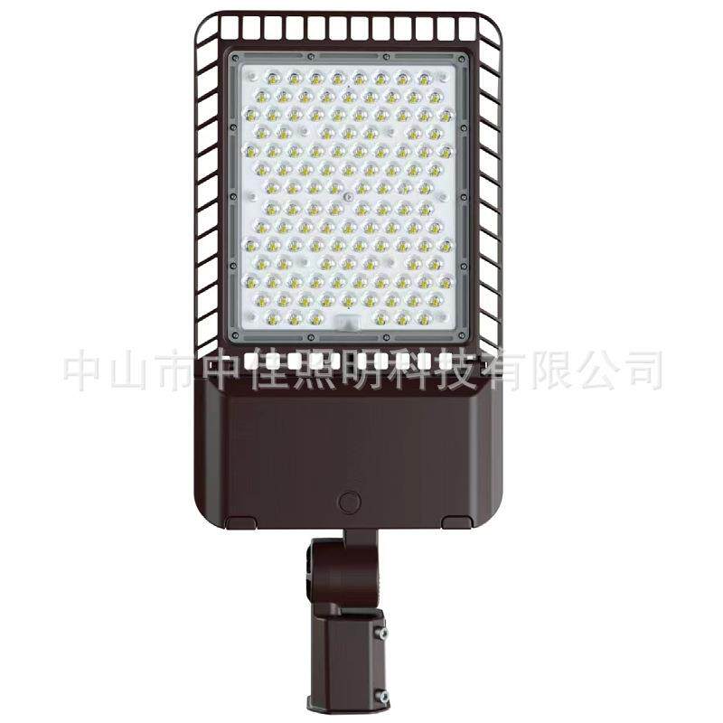 新款LED压铸可调角度路灯头100W200W市政工程大功率灯具led路灯头