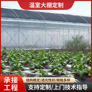 薄膜温室大棚连栋大棚骨架钢管花卉冷棚暖棚葡萄草莓种植遮阳棚
