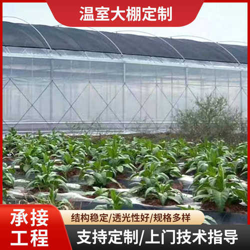 薄膜温室大棚连栋大棚骨架钢管花卉冷棚暖棚葡萄草莓种植遮阳棚