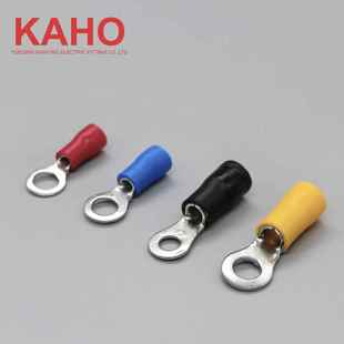 RV1.25 3圆形预绝缘冷压接线端子接头OT阻燃电线鼻快速连接配电箱