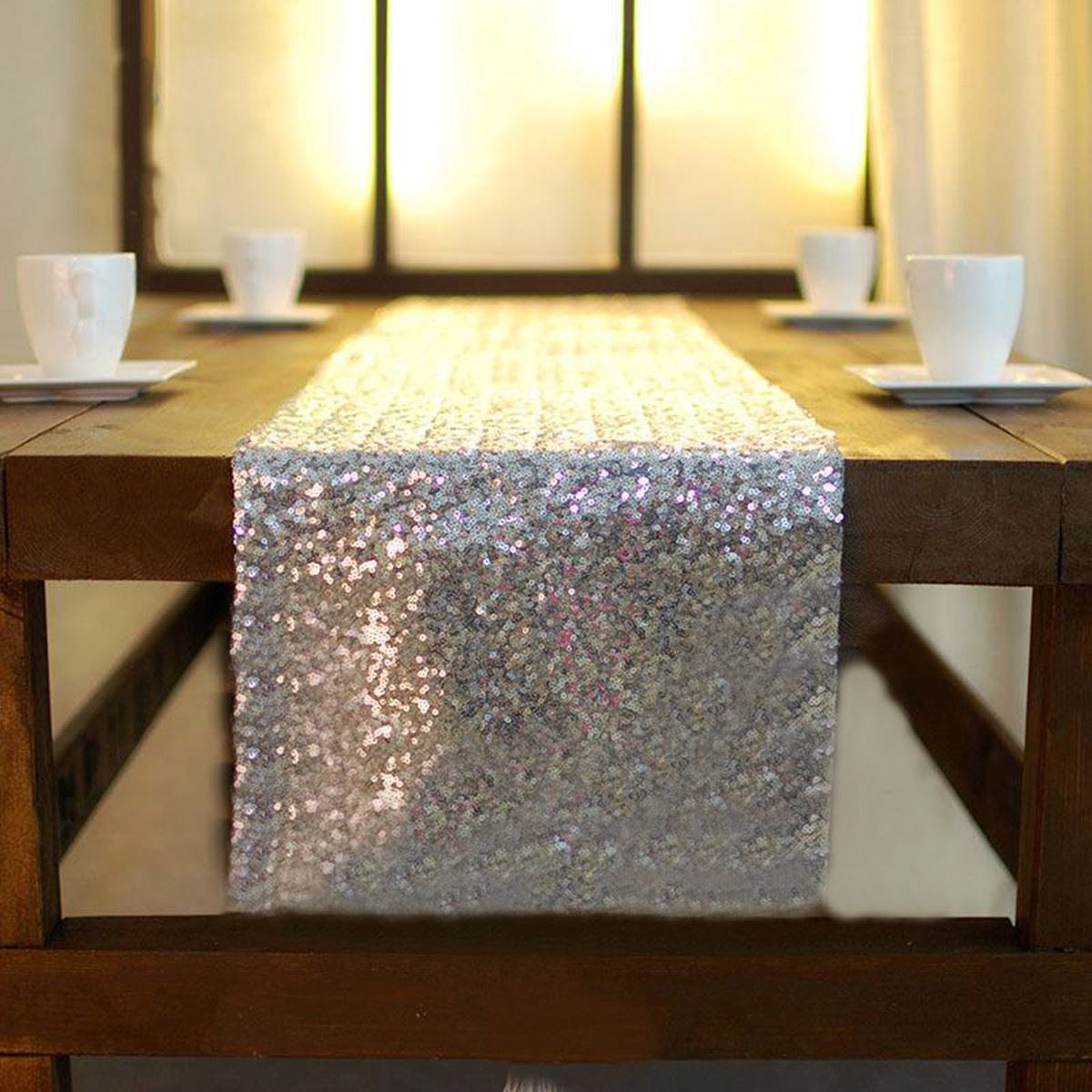 30X274cm Wedding Luxury Sparkly Sequins Table Runnerin the Office Equipment/Consumables/Related Services , Office equipment, accessories and related services  category - from Buy2taobao.com to provide professional Taobao agent buy service
