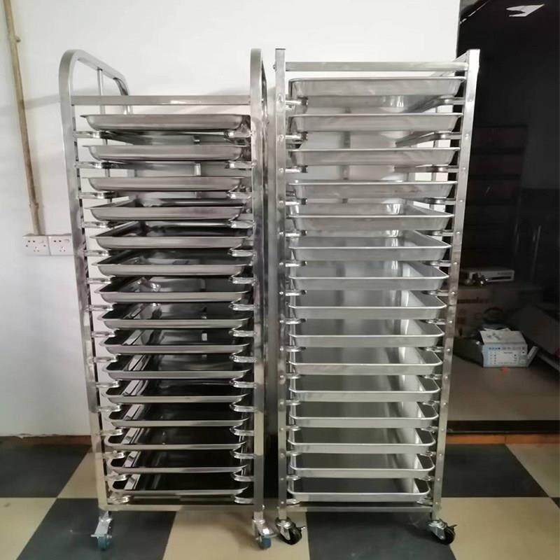 加厚不锈钢烤盘架子车可移动可拆装烘焙蛋糕面 面包架冰箱托 托盘