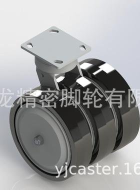 抗冲超重型尼龙击轮2轮3轮江轮龙精密脚轮承K89重万单向轮运输设