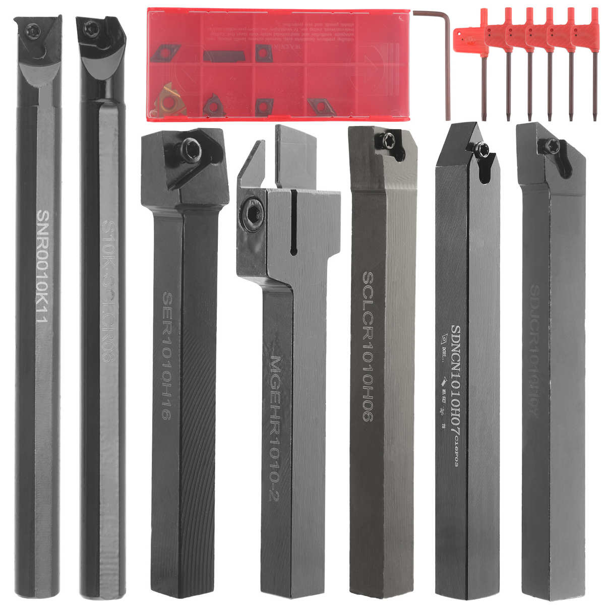 车床刀柄扳手多功能21pcs刀片镗刀车刀杆  现货硬质合金带