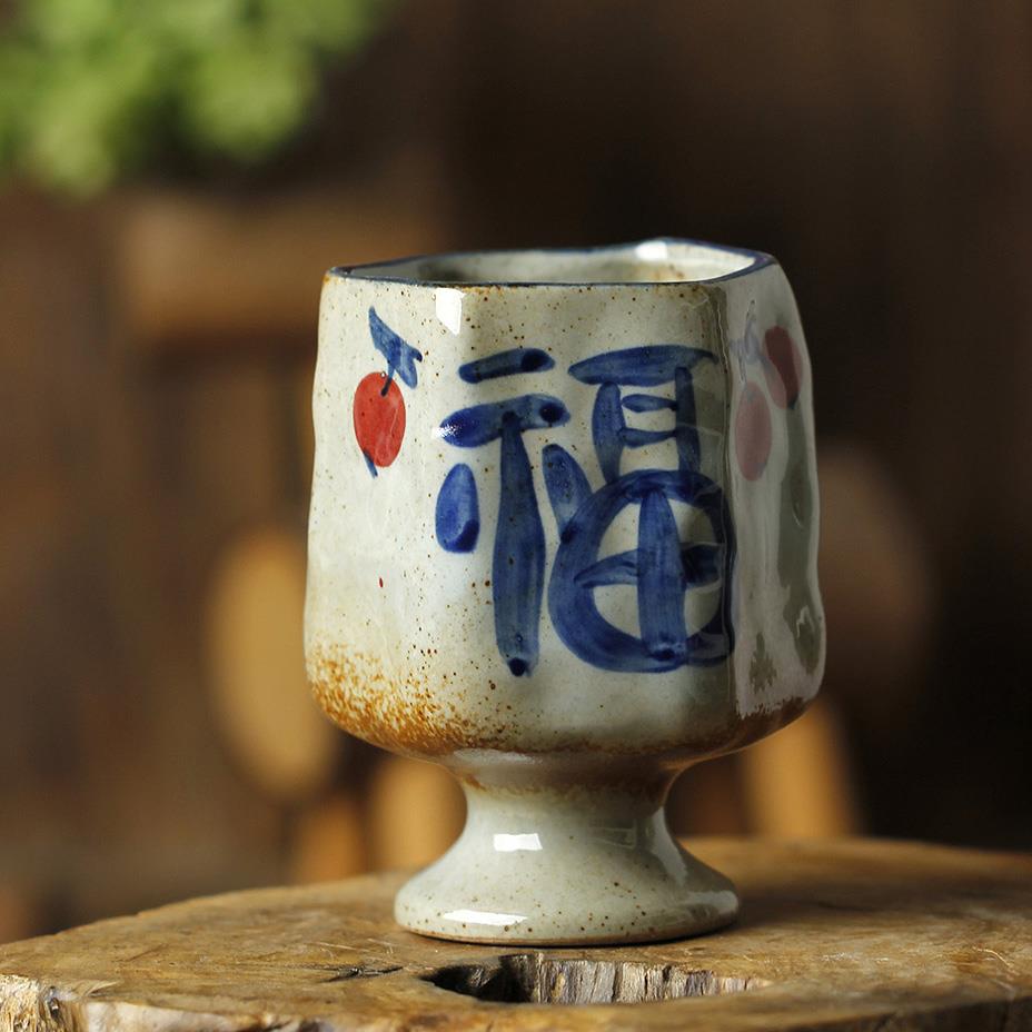 景德镇手工创意咖啡杯可乐杯手捏杯子陶瓷器高颜值办公杯马克杯