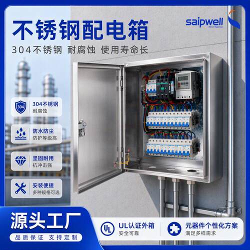 UL空箱配电箱户外金属照明变频控制柜开关低压配电箱IP66金属箱