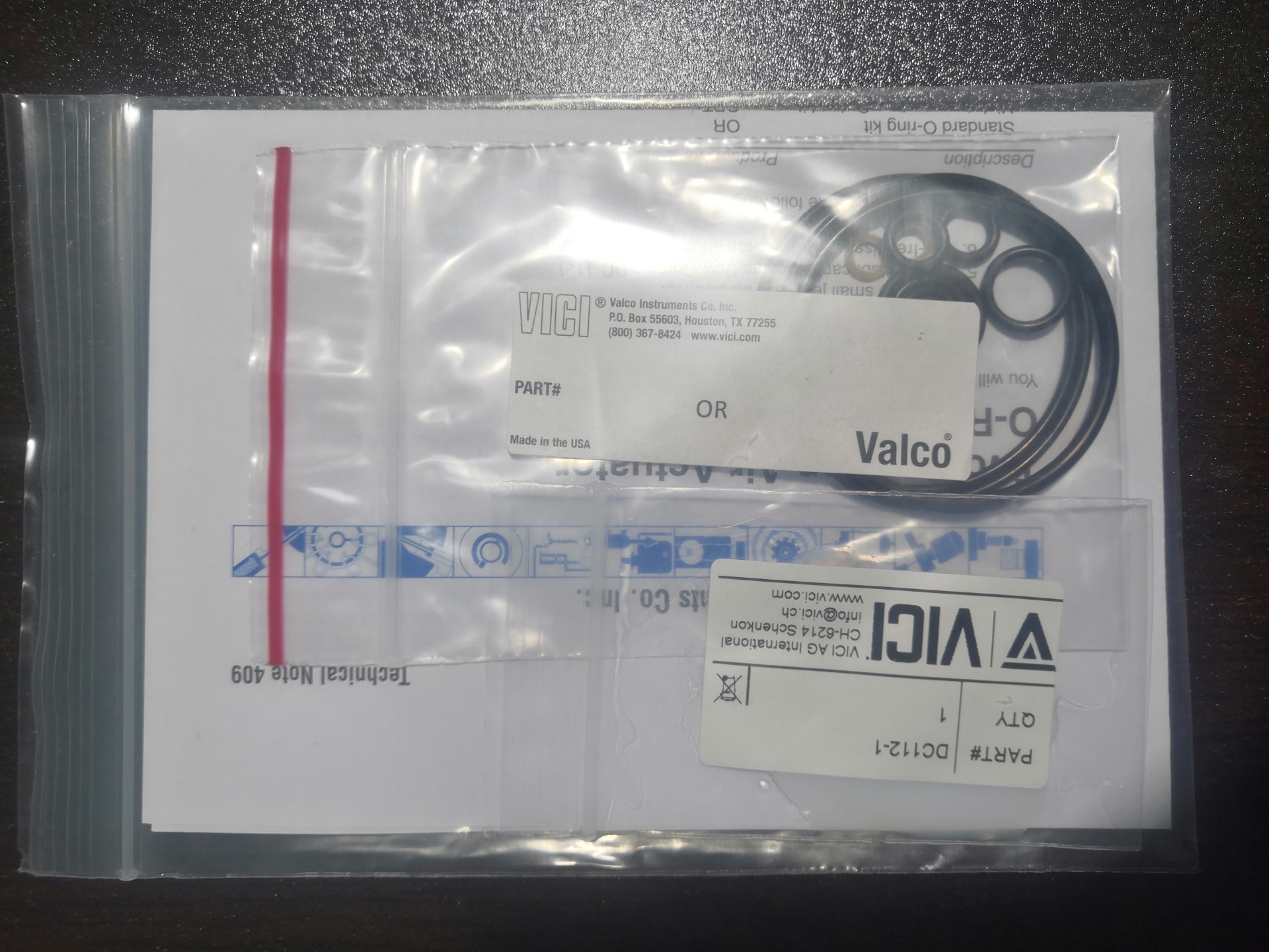 vici气缸OR（常温70℃）密封圈 原装全新