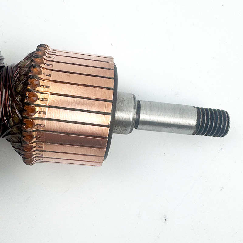 砂带机转子配件 打磨机全铜电机转子 电动工具配件支持定 制