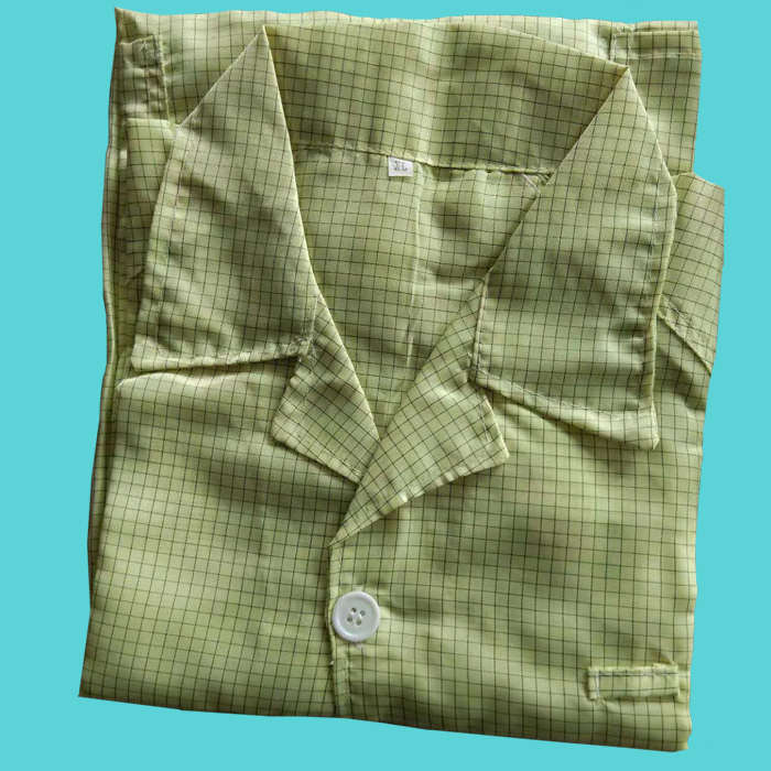 防静电服网格静电衣防护服无尘衣了水洗翻领纽扣静电服定做特价