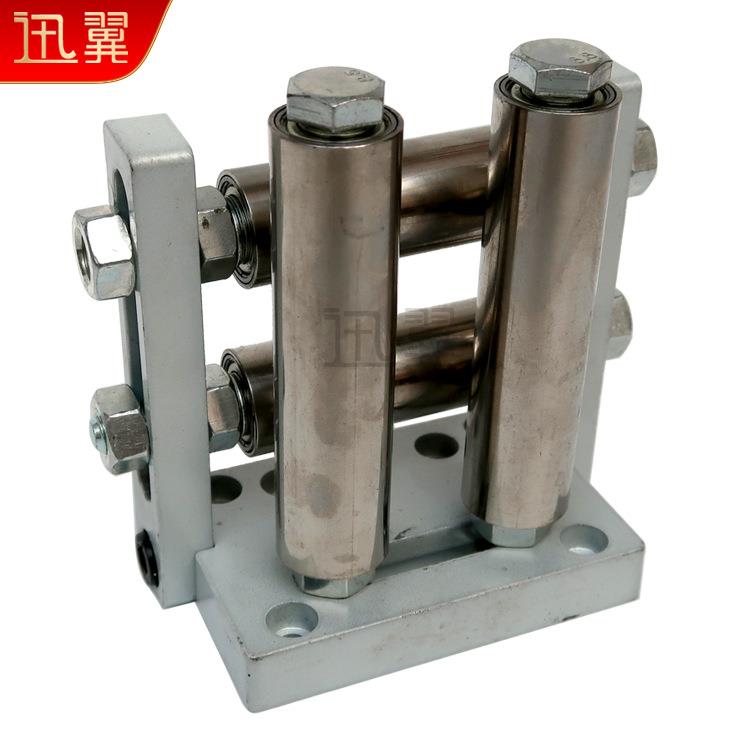 光杆排线器固线架不锈钢过线无动力滚筒导电缆线支架铝型材井字架