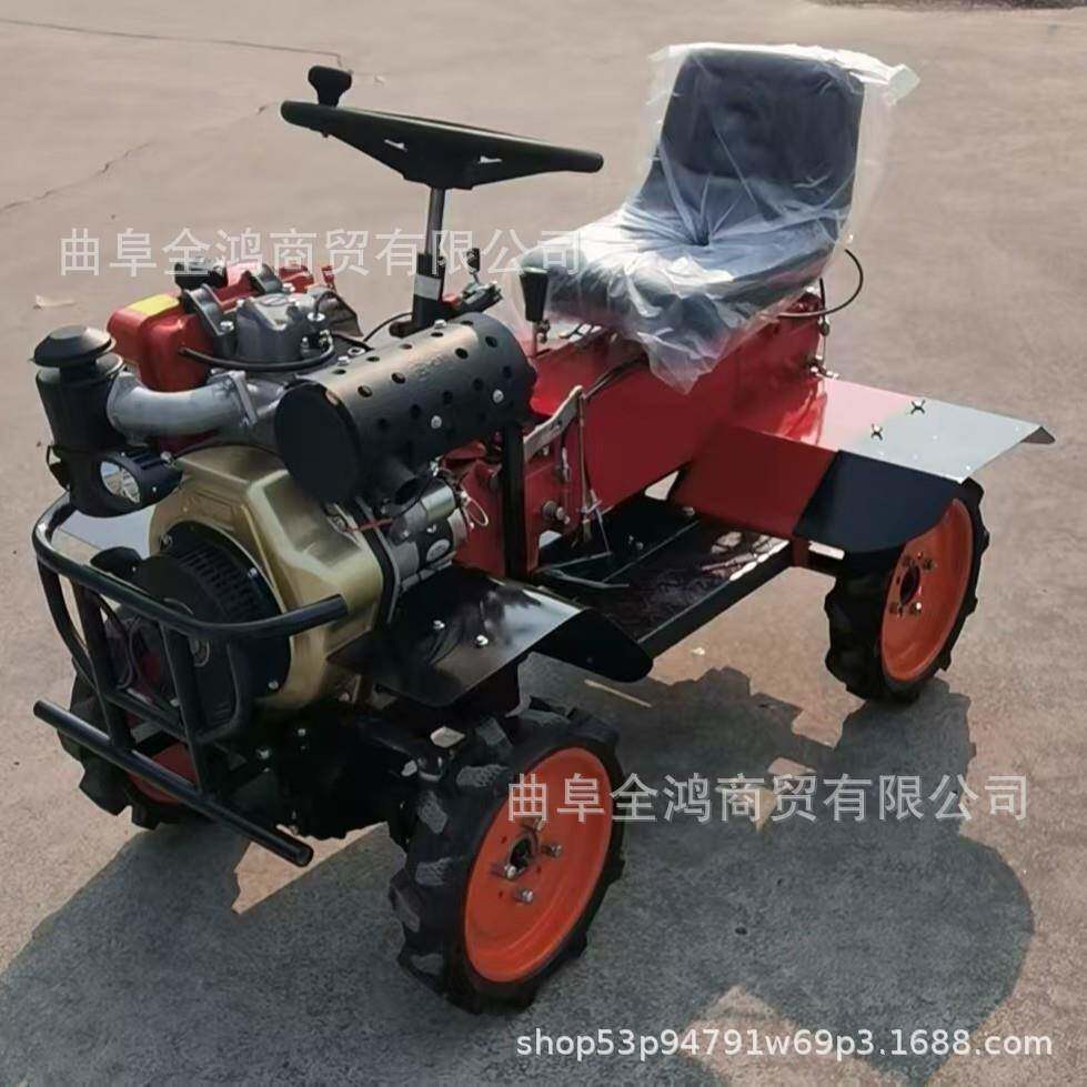 19果5风冷乘柴油座驾微耕机四驱坐式小型旋机园大棚WEY耕犁地