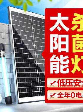 太阳能鱼池uv杀菌灯低压进口级灯芯紫外线除藻鱼缸用专用消毒灯