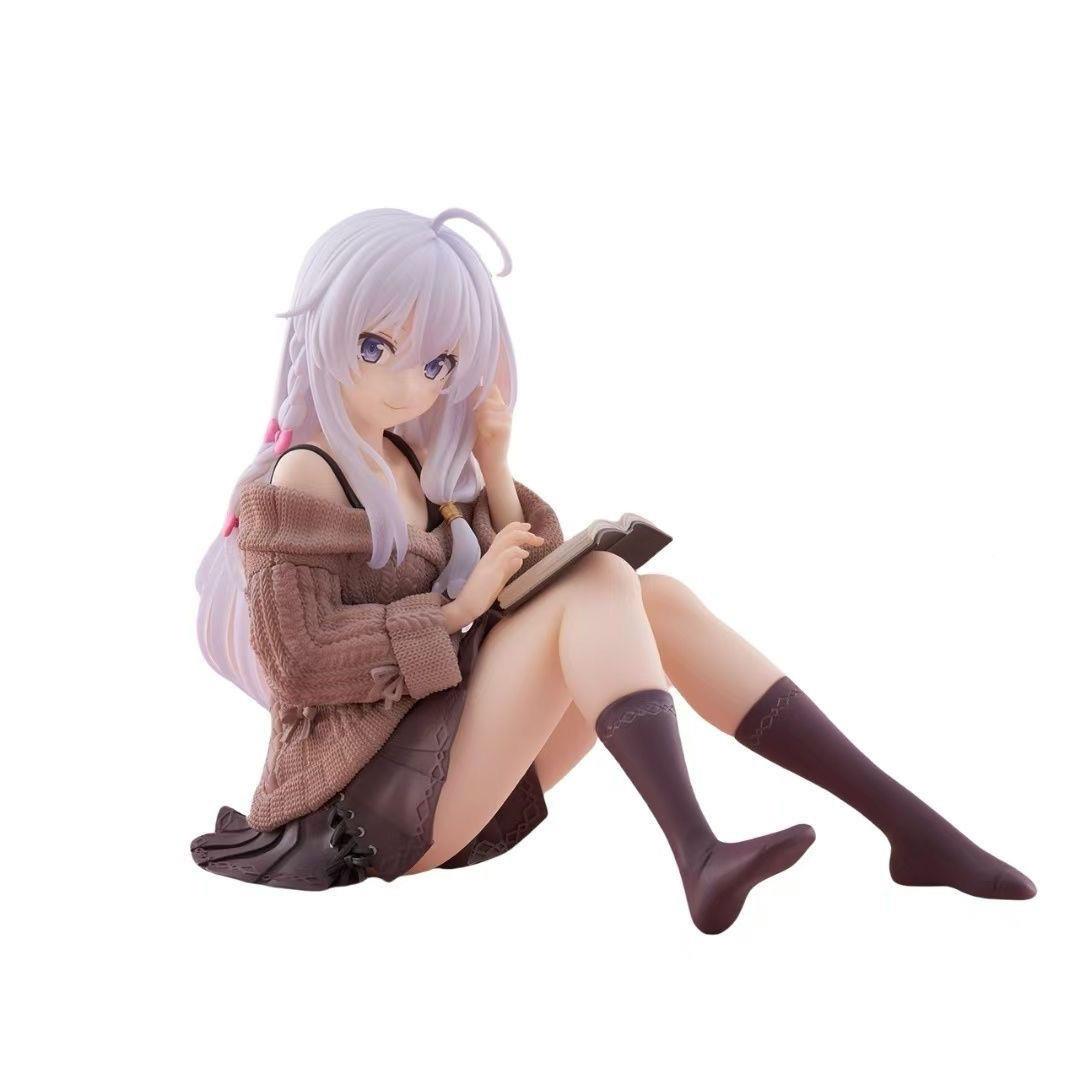 次现货魔女之旅伊见描述蕾娜坐看书 私姿服手办短裙动漫二摆元周