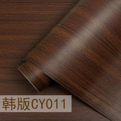 版墙纸贴纸韩pvc衣柜卧室加厚木纹贴膜粘膜密度板背景工程壁纸自