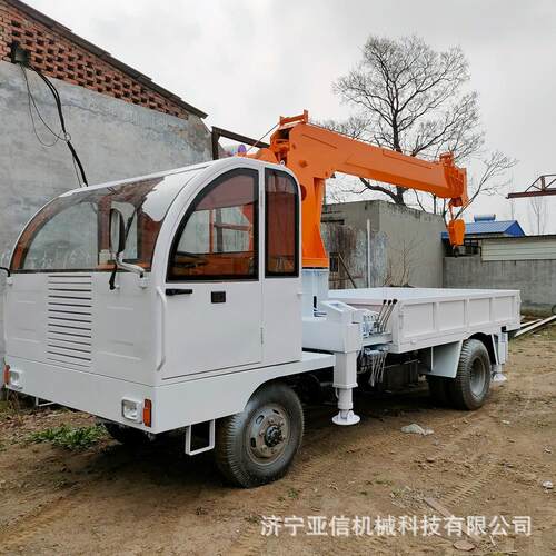 园林绿化随车吊 四不像吨5吨8吨自制农用自备伸缩自卸四驱随车吊