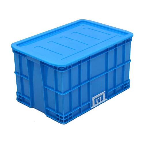 加厚可配盖子575-350塑料周转箱全熟料塑胶周转箱食品冷库周转箱