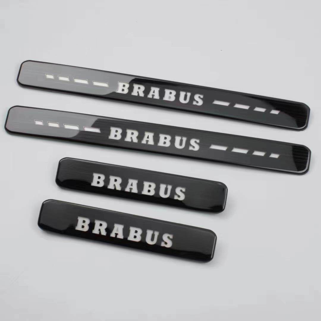 19-23benz奔驰大G级W463W464G63BRABUS AMG带灯门槛条迎宾踏板