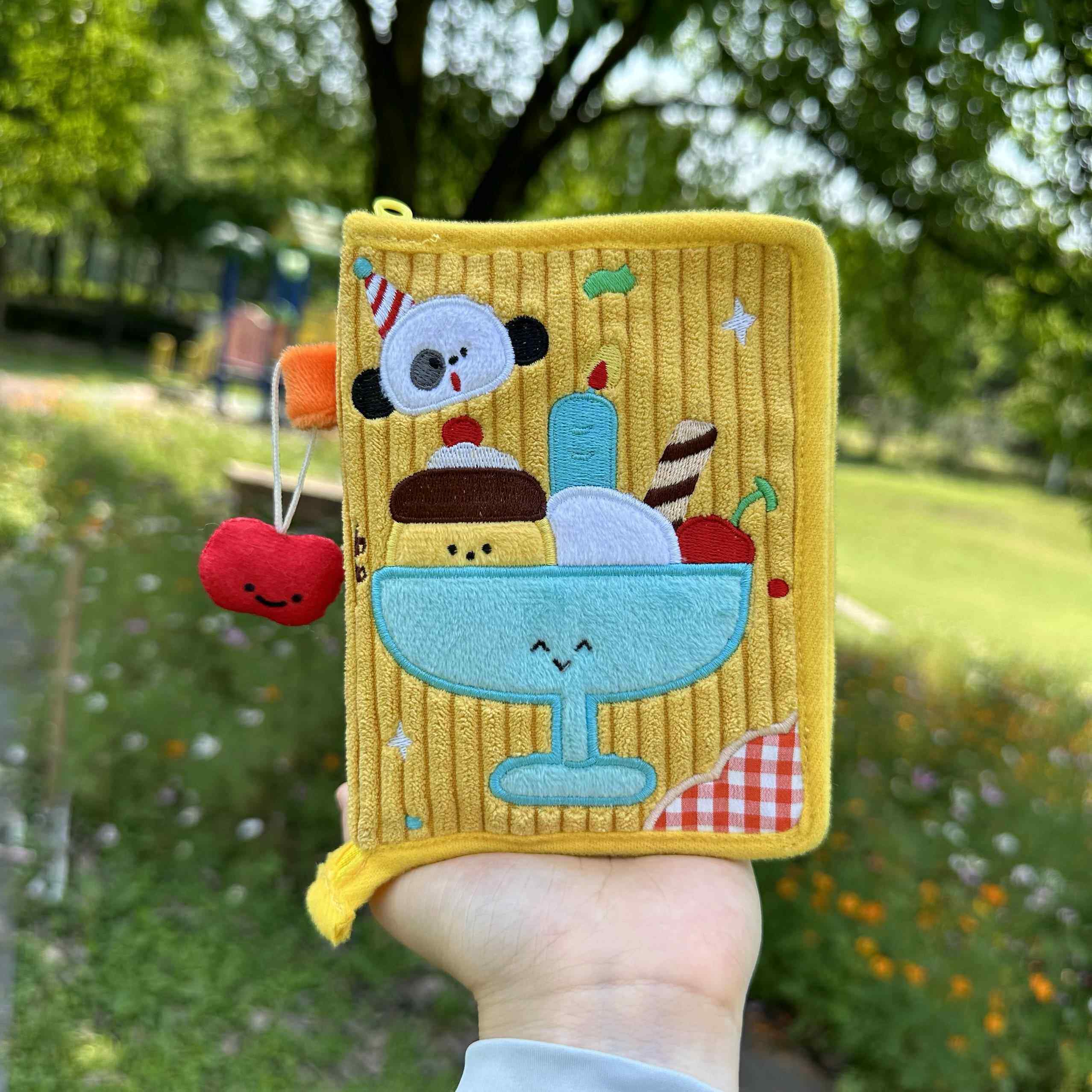 【自动贩梦机】原创卡通可爱m5手账本内页活页迷你随身记事本拉链