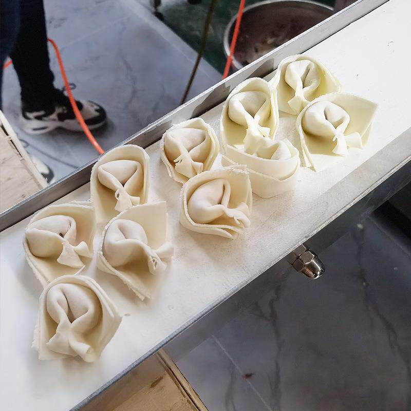 新款元宝馄饨机全自动仿手工抄手机食堂商用扁肉云吞成型机扁食机