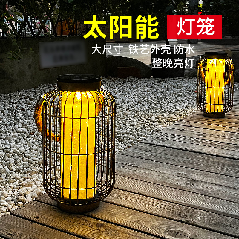 太阳能灯笼户外防水庭院灯家用别墅氛围灯装饰灯花园景观挂树吊灯