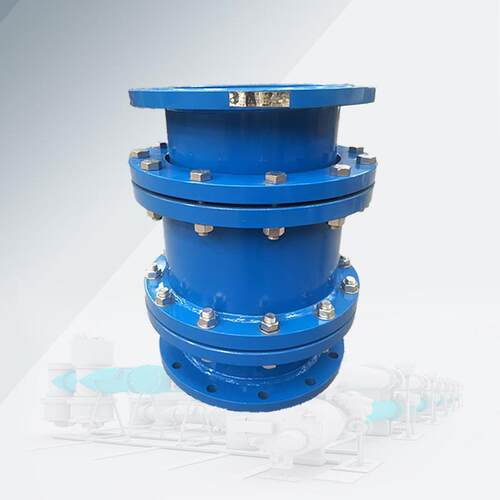 D型大挠度松套补偿接头双流向DN600 防沉降管道法兰式钢制伸缩节