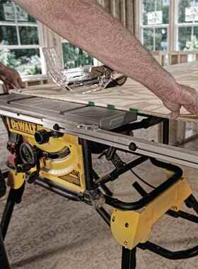 新款得伟木工台锯DWE7492家用小型切割机10寸德伟推台锯DW745升级