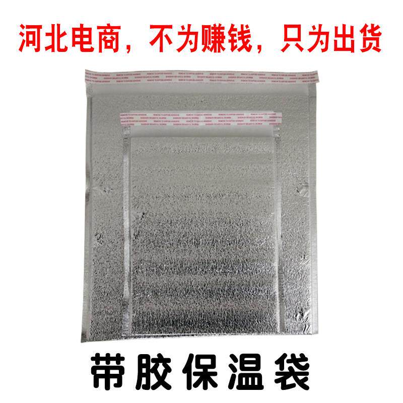 2mm带胶铝箔保温袋一次性外送袋专用披萨烧烤食品海鲜保温袋