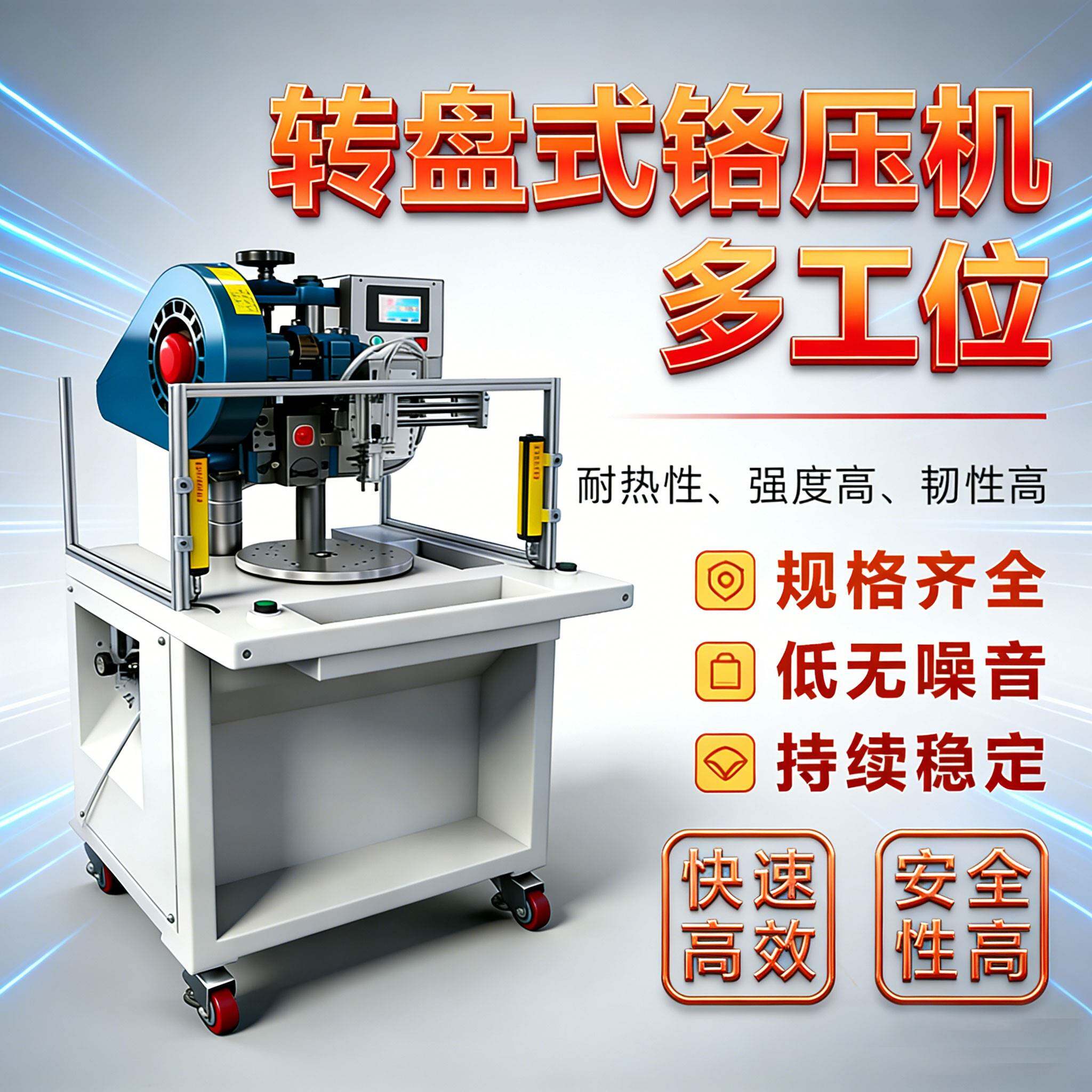 气动多工位转盘机冲压机铆压机小型自动送料机冲床精密电动冲孔机