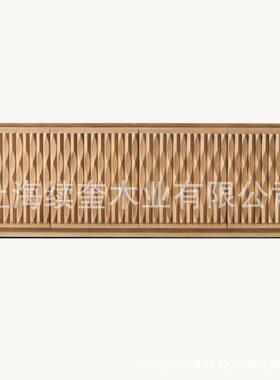 RH美式实木储物电视柜别墅客厅家具亚马逊外贸海外出口供应商