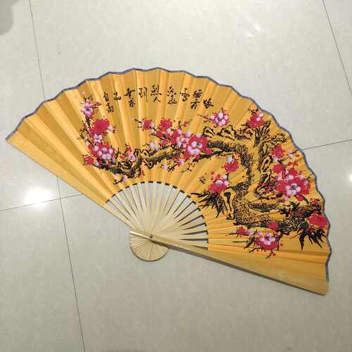 大扇子挂墙扇子婚庆扇子壁挂扇子装饰扇子梅花扇子古风扇50cm90cm