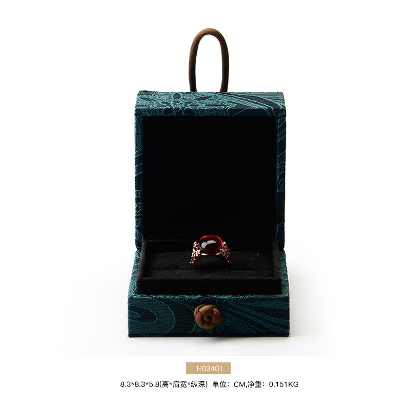 正品凡西FNXI首饰项盒戒指盒A古风翡翠玉器装锦盒手镯链盒礼品盒