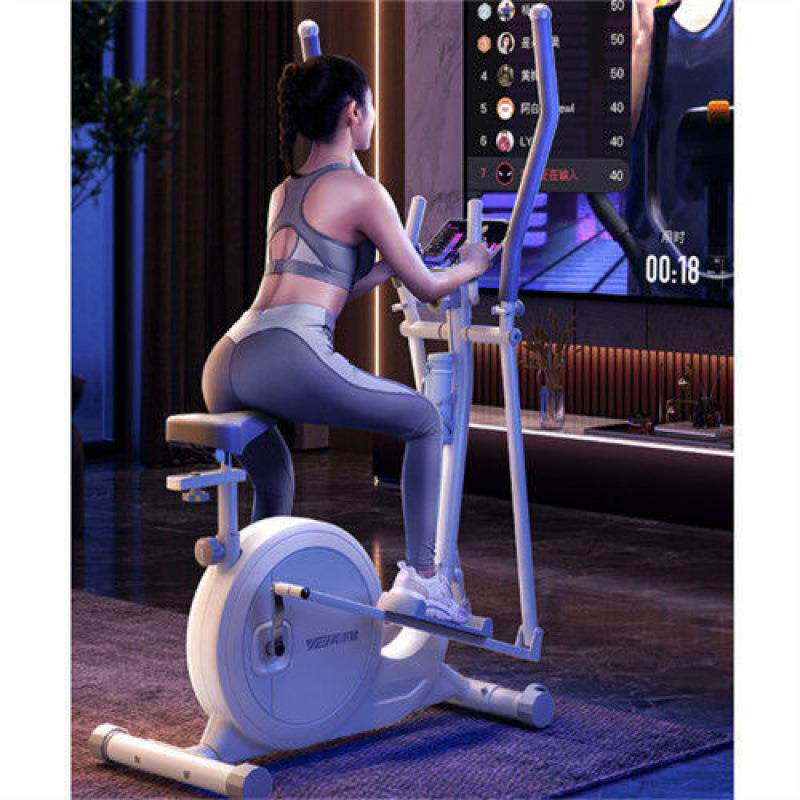 磁控椭圆机健身车家用折叠智能漫步踏步机登山机一件亚马逊