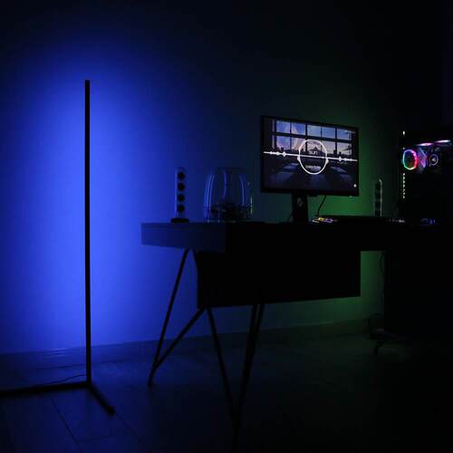 创意gb落地卧室61电竞r氛围控灯拾音灯节奏灯声音乐律动落灯地灯