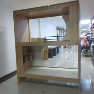 学生宿舍高低床太空舱上下床员工上下铺钢木床双层床床架单人床