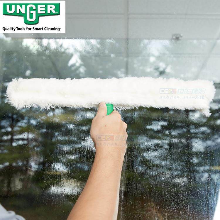 包邮 德国UNGER安格玻璃清洁 擦抹水器 35厘米涂水器毛头T架