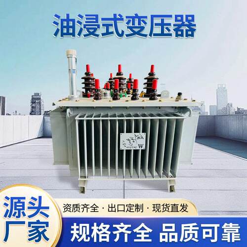 S11系列油浸式电力变压器户外配电工厂工地用三相全铜配电变压器