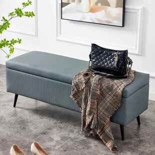 店试衣间换鞋 家用服凳装 长店试LVE鞋 皮革长条收纳凳凳条子轻奢鞋