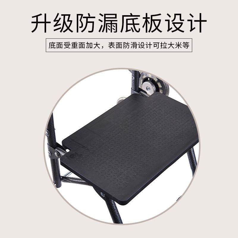 86M0静音购物买菜小拉车带座椅可坐老人家用可折叠拉杆小推车带凳,收纳整理,便携购物车,淘宝优惠券,粉丝福利购,淘宝优惠卷