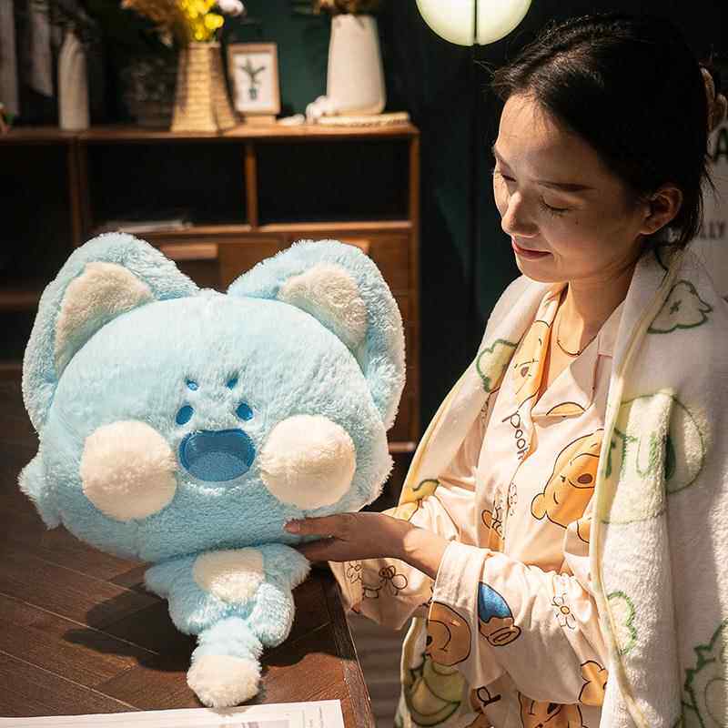 嘟嘟猫暖手抱枕被子两用办公室午睡靠枕毯子三合一嘟嘟喵靠垫枕头