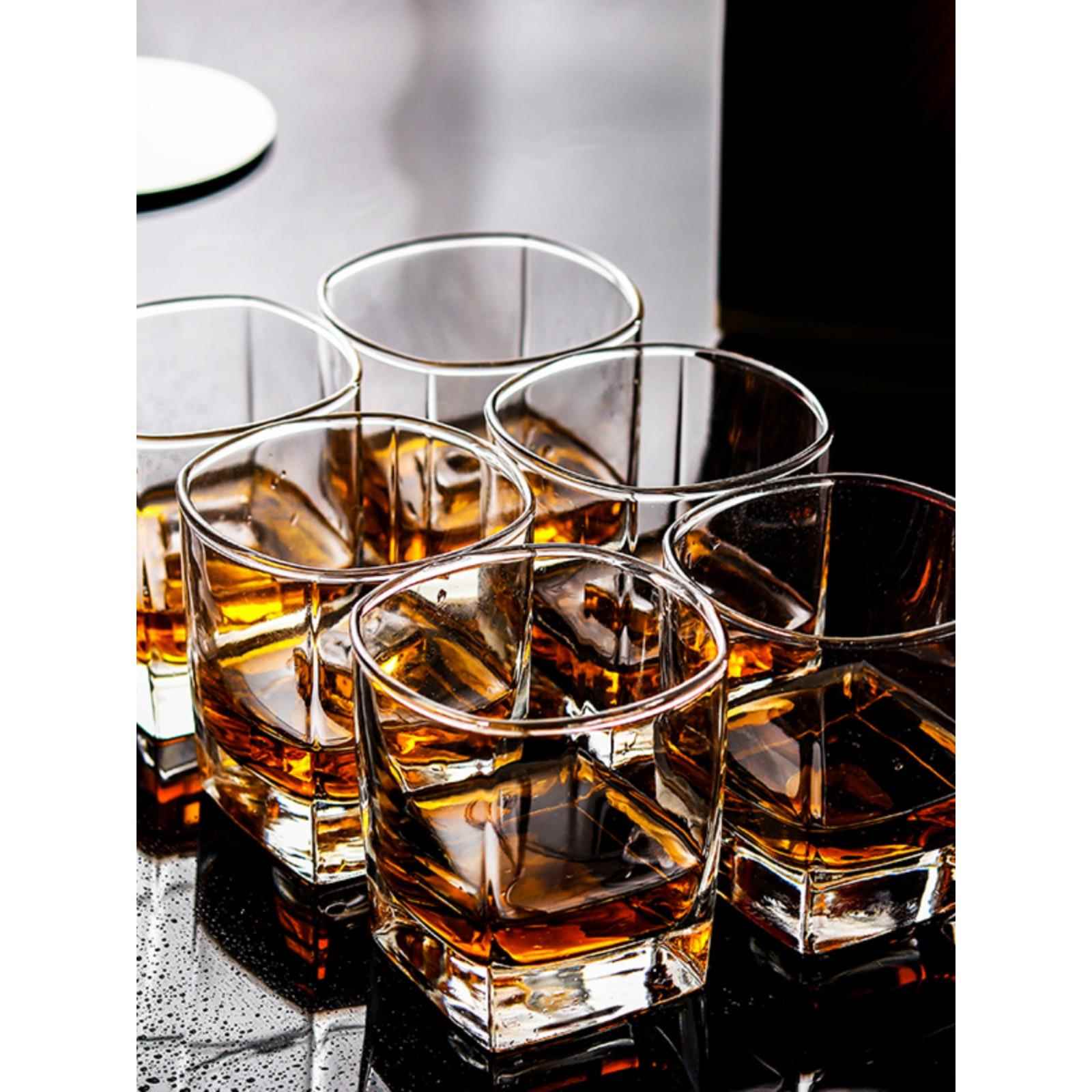 采购产品威士忌杯一套6个葡萄酒杯,玻璃葡萄酒杯,酒吧啤酒酒杯
