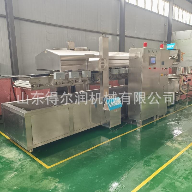黄金薯球油炸机裹浆猪大腿排油炸生产线板材加厚加热不变形