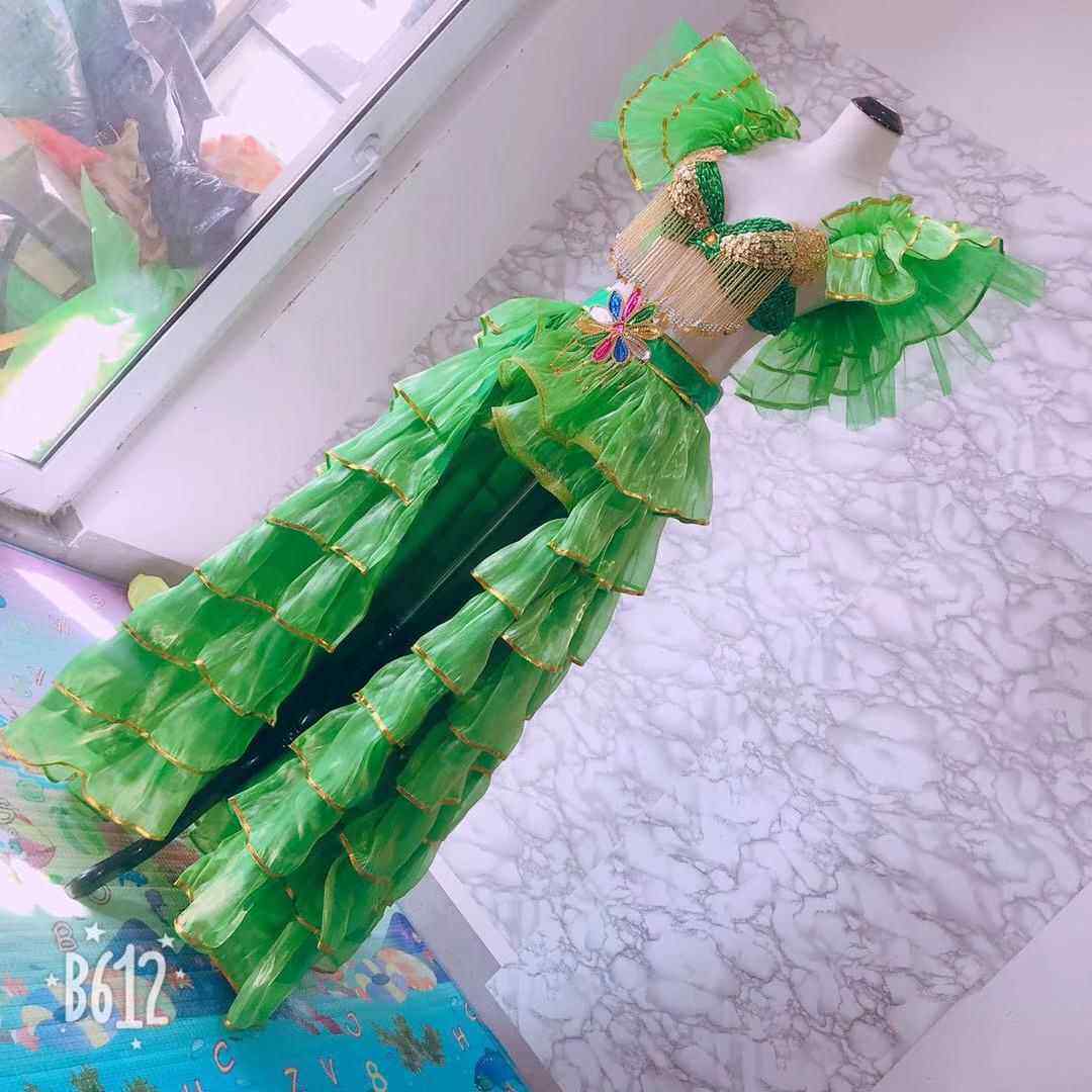 高档伴开场舞大摆裙演出服服装新款夜店酒性感车展吧走秀现代舞舞