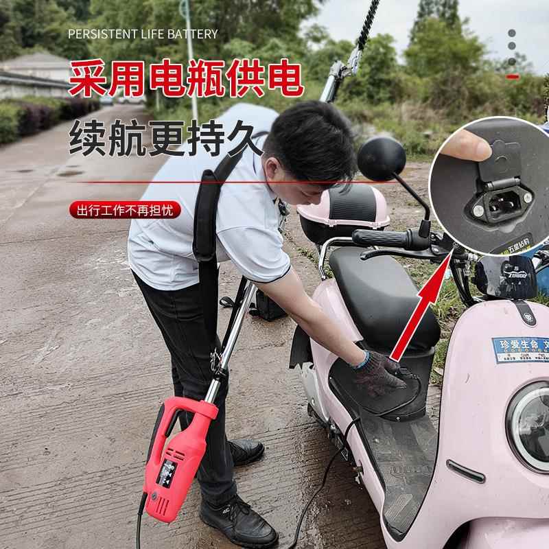 新款锂电池割草机小型家用大功率充电式超长待机农用打草除草机