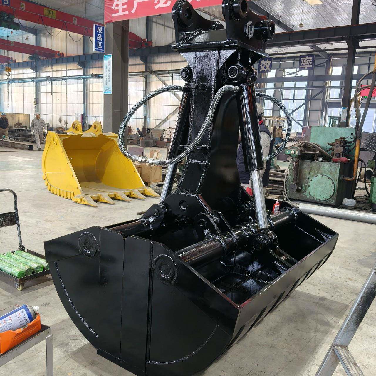 双开液压抓斗挖掘机液压贝型斗源头工厂贝壳斗