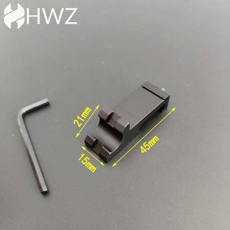 玩具饰配45度斜电筒底座HK416斜侧MGPCQB侧座Mlok/Keymod双用导轨