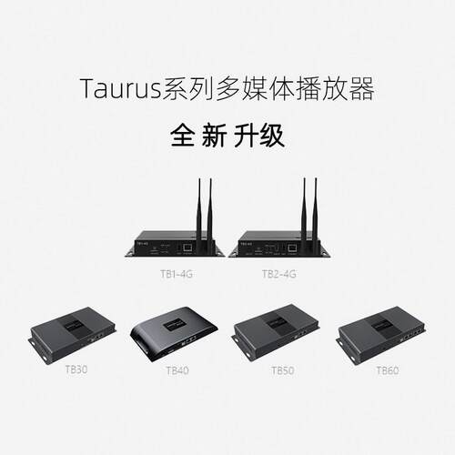 诺瓦TB1 TB2 30/40/50/60全彩led显示屏同异步播放盒控制器4G模块