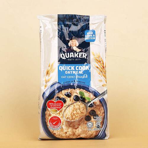 马来西亚进口QUAKER桂格即食快熟燕麦片办公室休闲食品营养早餐