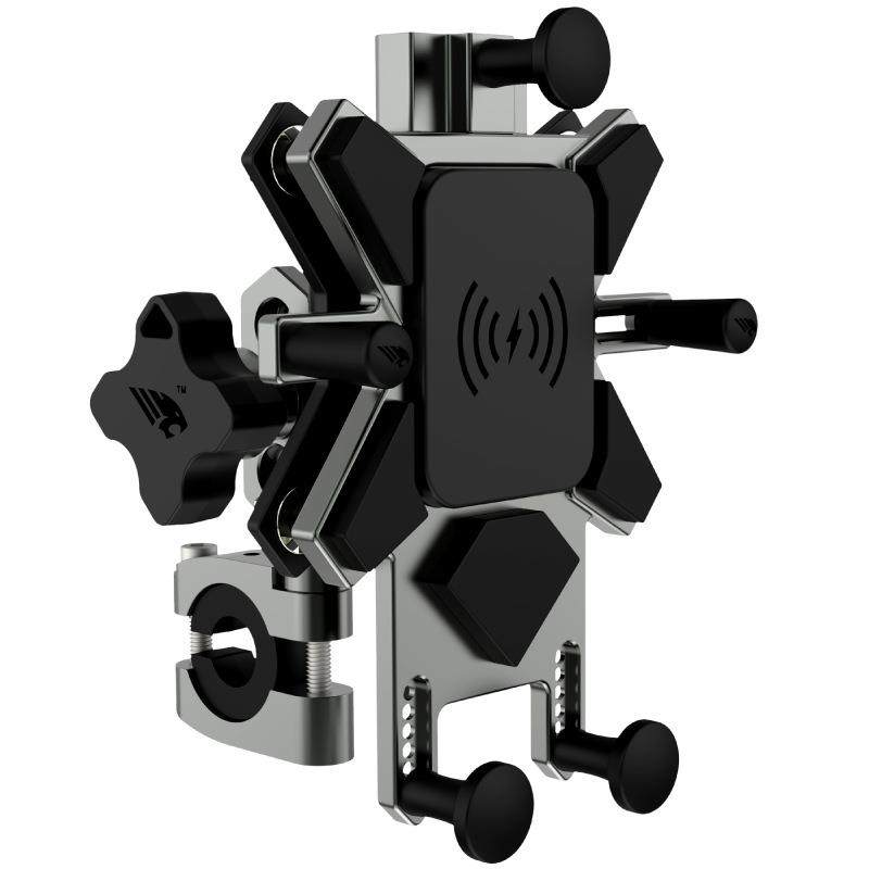 灯昕摩托车手机导航仪支架摩旅装备带USB无线充电器踏板车光阳