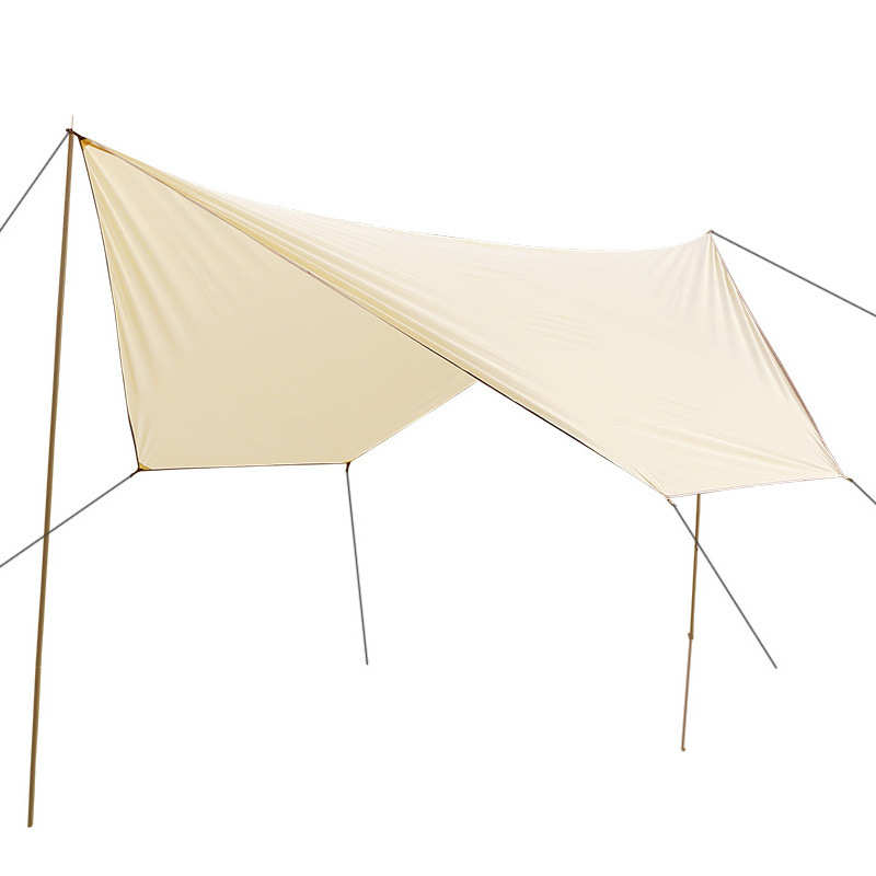 新品户外多功能六角天幕 防水防晒沙滩凉棚遮阳帐篷 轻薄地席地布